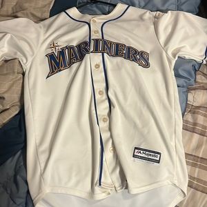 Cram White Mariners Mike Zunino Jersey